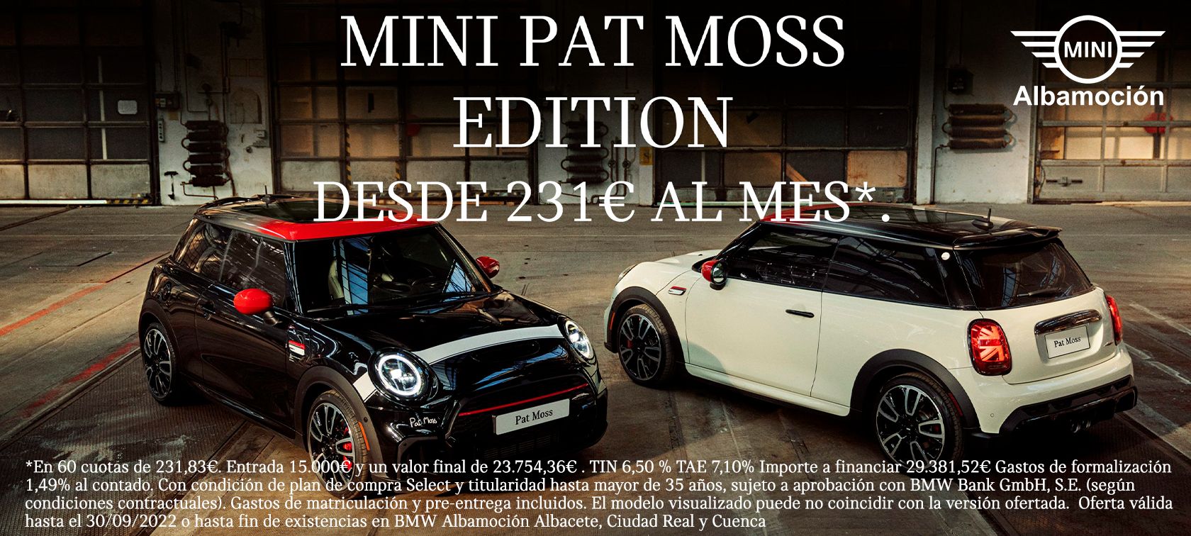 ¡NUEVO MINI PAT MOSS EDITION TOTALMENTE EXCLUSIVO EN MINI ALBAMOCIÓN! ¡NUEVO MINI PAT MOSS EDITION TOTALMENTE EXCLUSIVO EN MINI ALBAMOCIÓN!