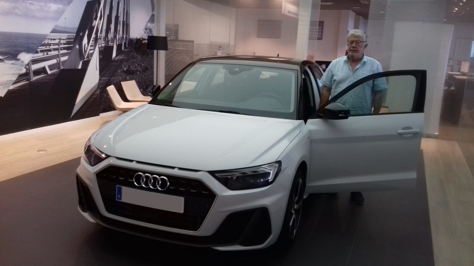 Entrega Audi A1 Sportback a Antonio Entrega Audi A1 Sportback a Antonio