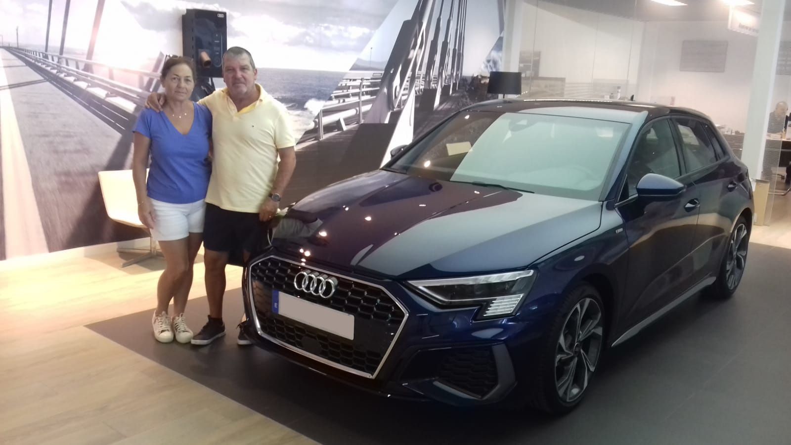 Entrega Audi A3 Sportback a Juani y Paco Entrega Audi A3 Sportback a Juani y Paco