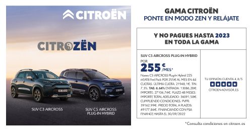 CITROZËN NO PAGUES HASTA EL 2023 CITROZËN NO PAGUES HASTA EL 2023