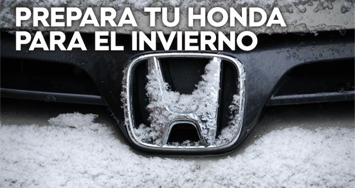 Prepara tu HONDA para el INVIERNO Prepara tu HONDA para el INVIERNO