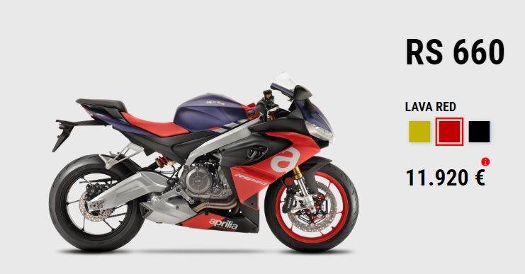 OFERTA APRILIA RS660 OFERTA APRILIA RS660