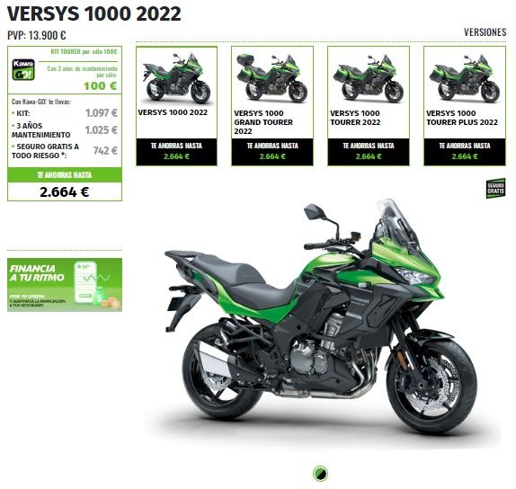 OFERTA KAWASAKI VERSYS 1000 2022 OFERTA KAWASAKI VERSYS 1000 2022