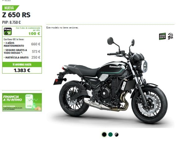 OFERTA KAWASAKI Z650RS OFERTA KAWASAKI Z650RS