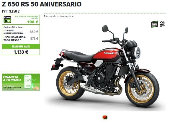 OFERTA KAWASAKI Z650RS ANIVERSARIO OFERTA KAWASAKI Z650RS ANIVERSARIO