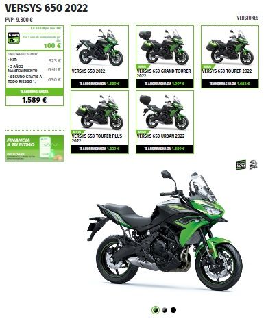 OFERTA KAWASAKI VERSYS 650 2022 OFERTA KAWASAKI VERSYS 650 2022
