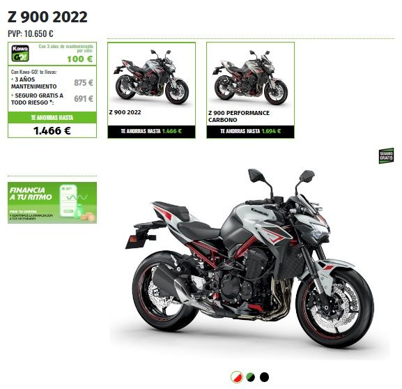 OFERTA KAWASAKI Z900 2022 OFERTA KAWASAKI Z900 2022
