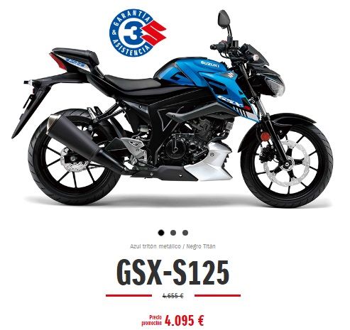 OFERTA SUZUKI GSX125 OFERTA SUZUKI GSX125