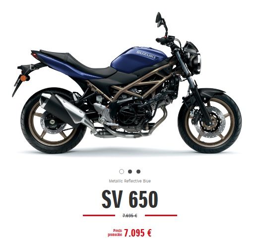 OFERTA SUZUKI SV650 OFERTA SUZUKI SV650