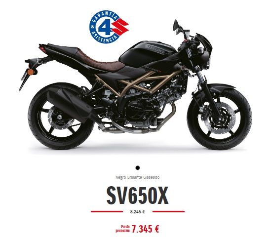 OFERTA SUZUKI SV650X OFERTA SUZUKI SV650X
