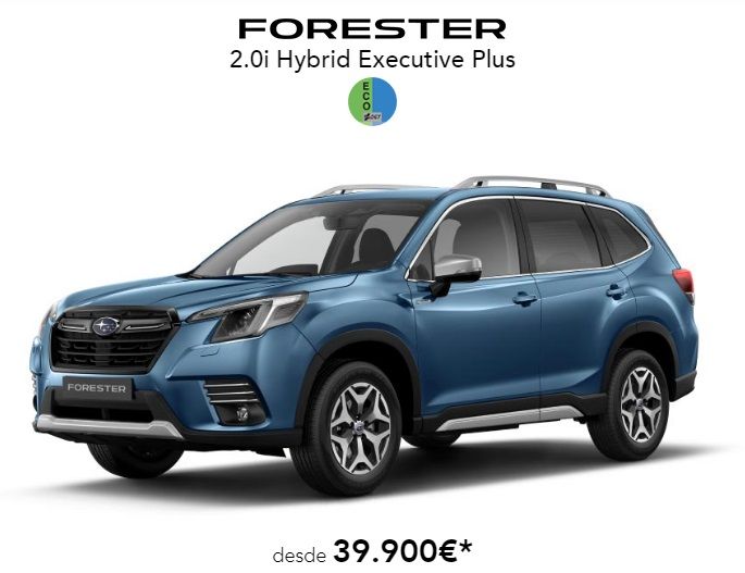 OFERTA SUBARU FORESTER 2.0i HYBRID EXECUTIVE PLUS OFERTA SUBARU FORESTER 2.0i HYBRID EXECUTIVE PLUS