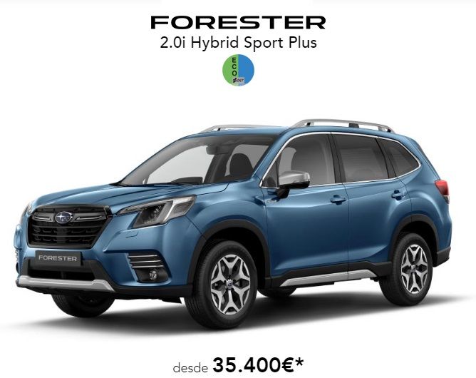 OFERTA SUBARU FORESTER 2.0i HYBRID SPORT PLUS OFERTA SUBARU FORESTER 2.0i HYBRID SPORT PLUS