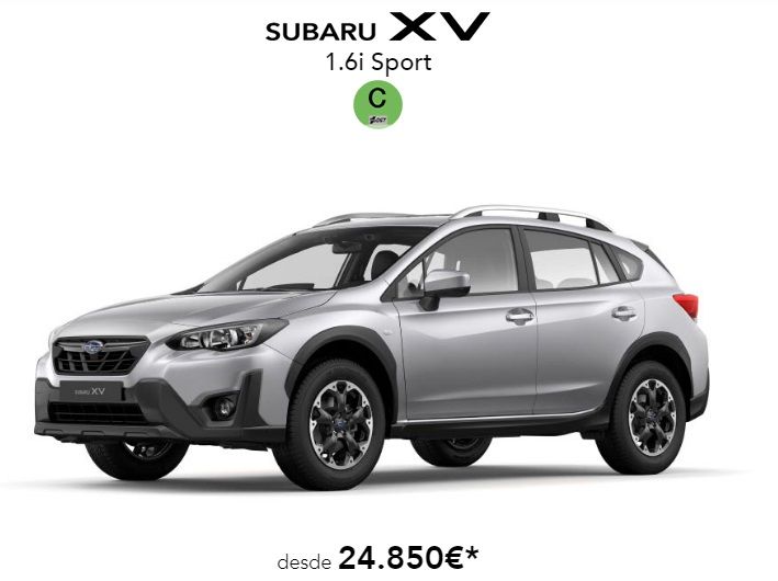 OFERTA SUBARU XV 1.6i SPORT OFERTA SUBARU XV 1.6i SPORT