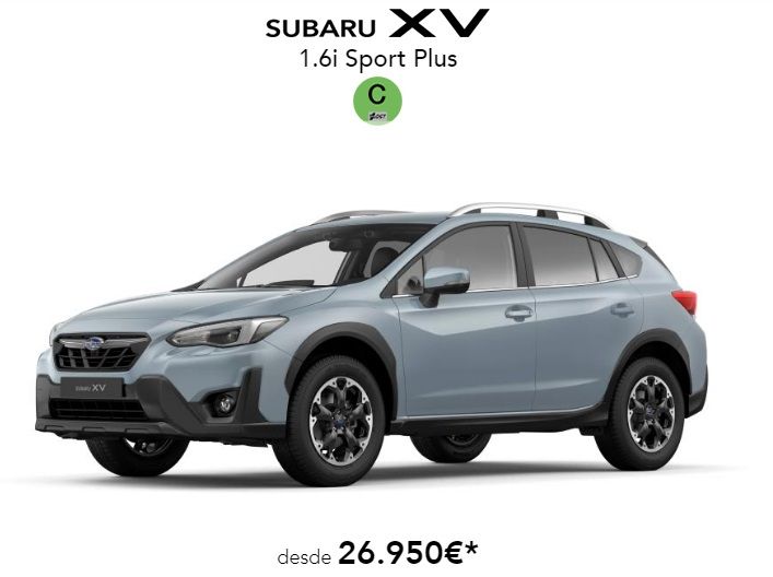 OFERTA SUBARU XV 1.6i SPORT PLUS OFERTA SUBARU XV 1.6i SPORT PLUS
