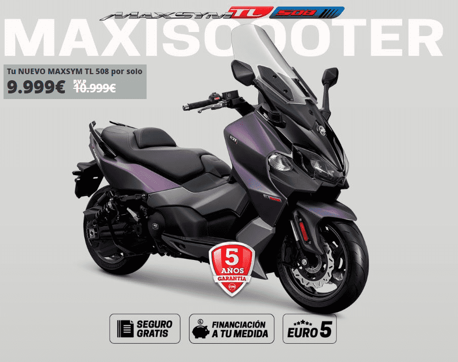 OFERTA NUEVA SYM MAXSYM TL 508 OFERTA NUEVA SYM MAXSYM TL 508