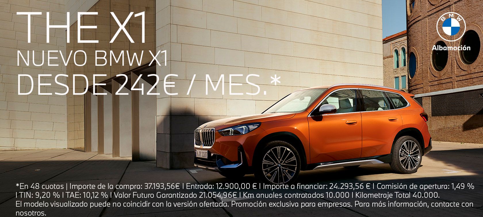 ¡¡CONDUCE TU NUEVO BMW X1 DESDE 242 € AL MES CON LAS MEJORES CONDICIONES EN BMW ALBAMOCIÓN!! ¡¡CONDUCE TU NUEVO BMW X1 DESDE 242 € AL MES CON LAS MEJORES CONDICIONES EN BMW ALBAMOCIÓN!!