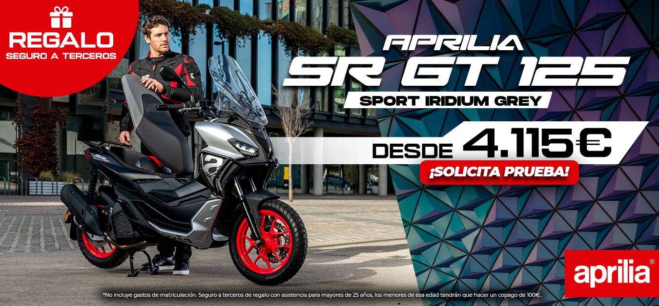 aprilia sr gt 125 SPORT iridium grey 125 aprilia sr gt 125 SPORT iridium grey 125