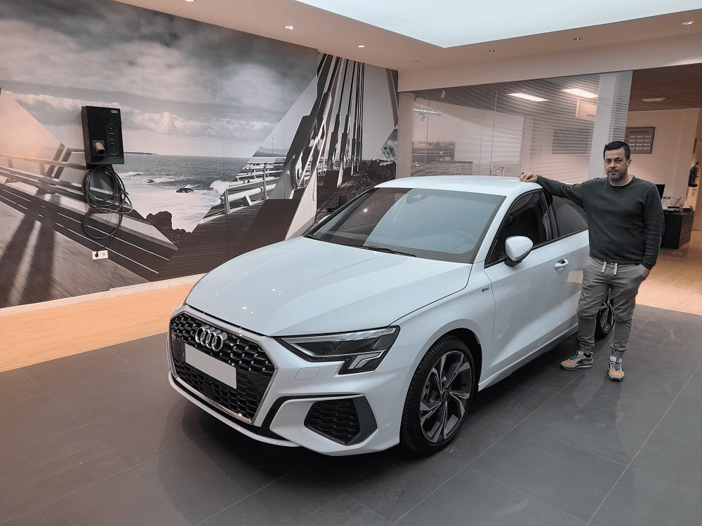 Entrega Audi Q3 Sportback a Leo Entrega Audi Q3 Sportback a Leo