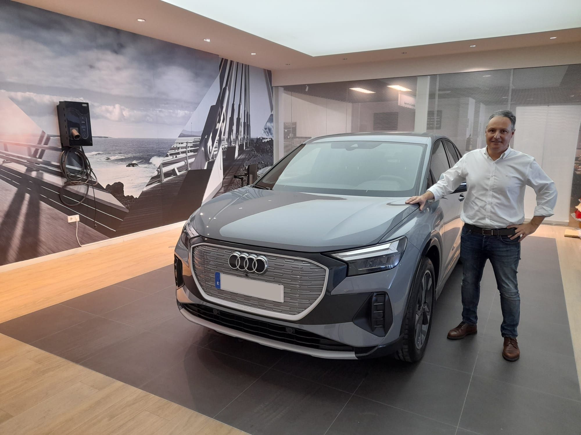 Entrega Audi Q4 Sportback e-tron a José Miguel Entrega Audi Q4 Sportback e-tron a José Miguel
