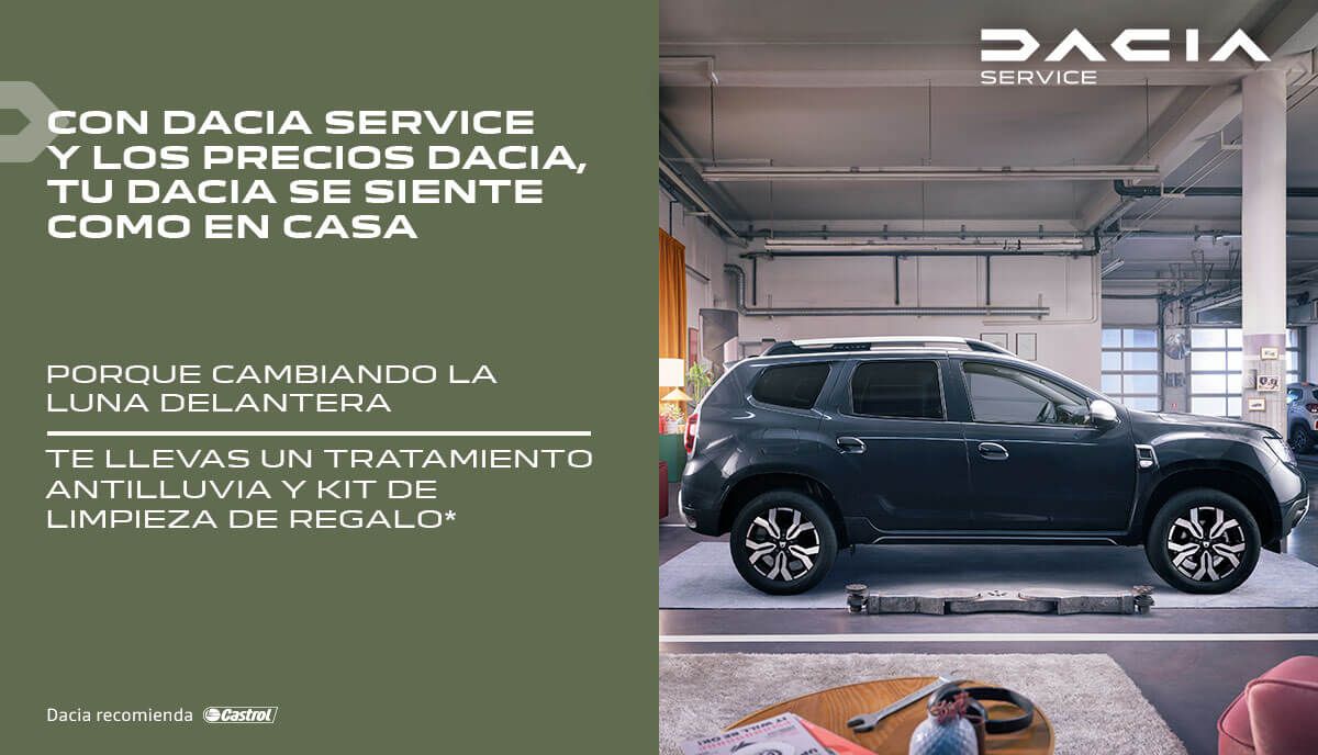 Promoción luna delantera DACIA Promoción luna delantera DACIA