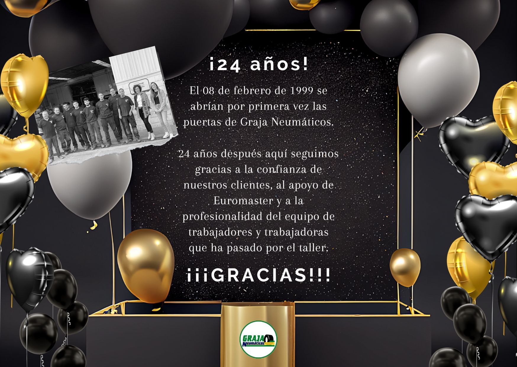 24 años de Graja Neumáticos 24 años de Graja Neumáticos