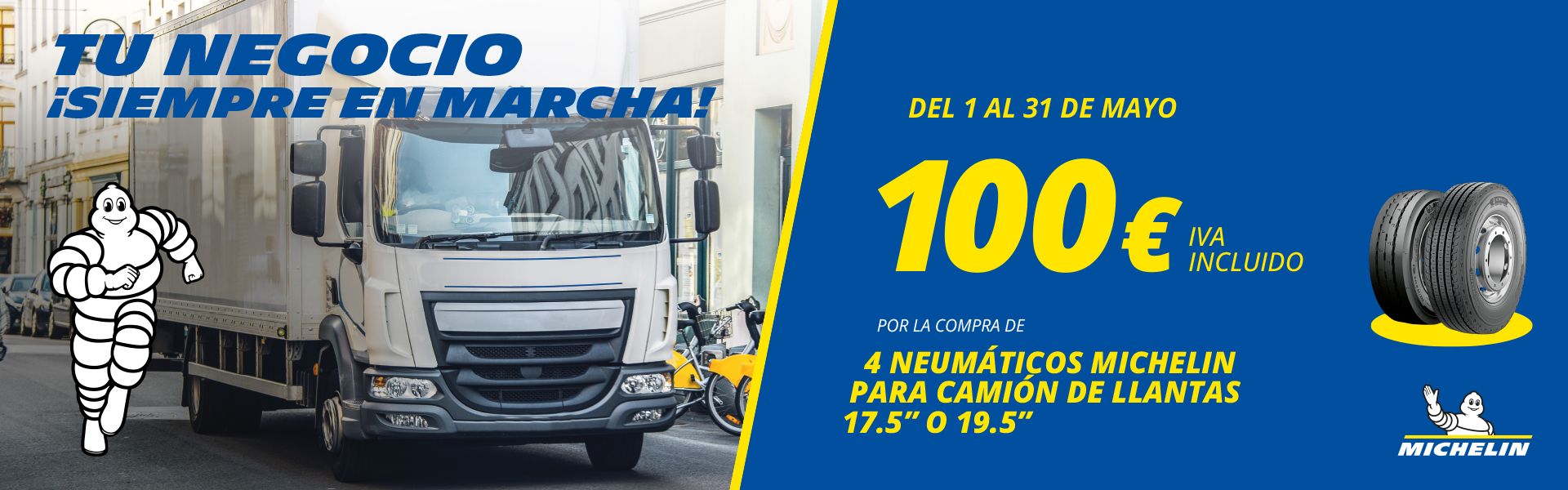 Promoción Michelin para camión llanta 17.5" o 19.5" Promoción Michelin para camión llanta 17.5" o 19.5"