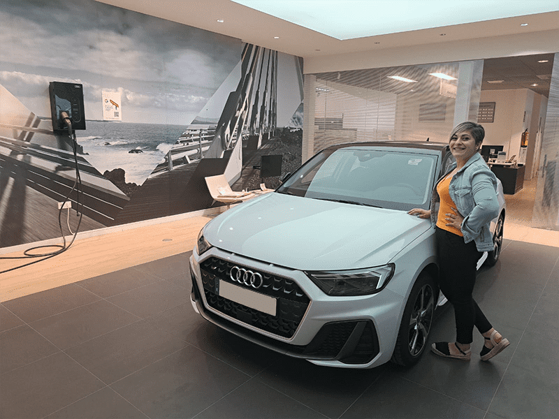 Entrega Audi A1 Sportback a Cristina_ Entrega Audi A1 Sportback a Cristina_