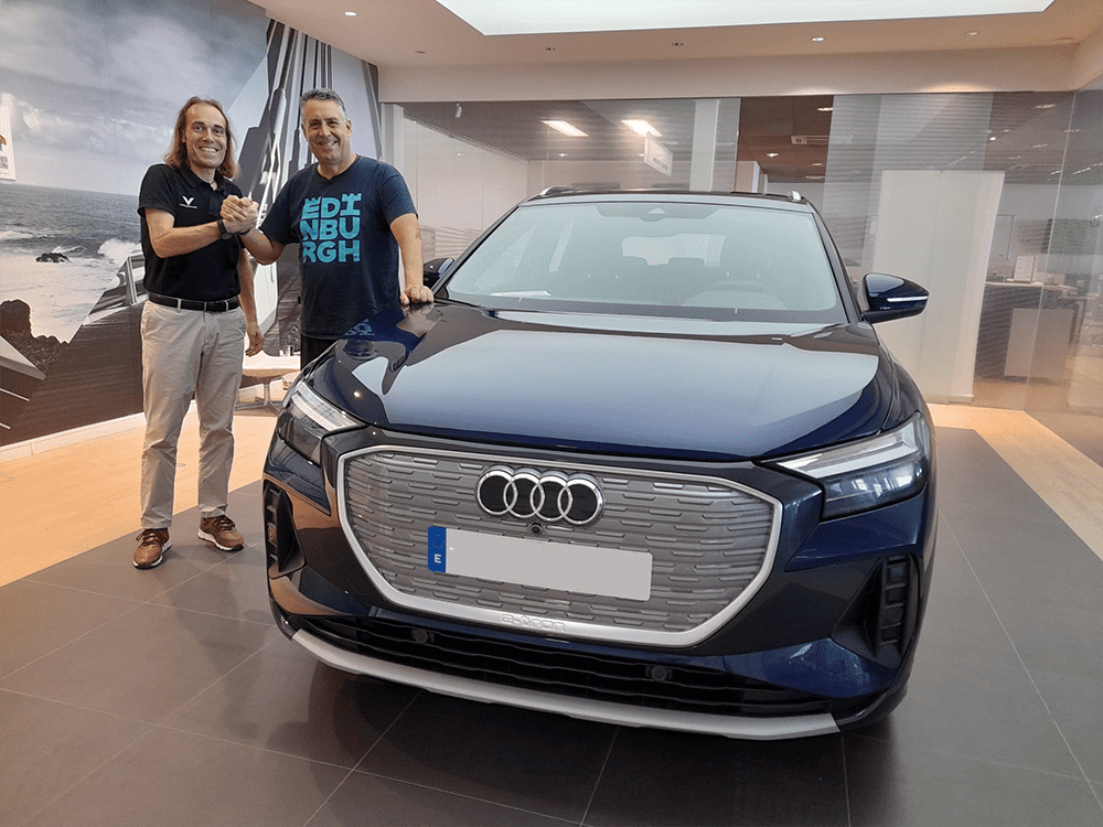 Entrega Audi Q4 e-tron a Antonio Entrega Audi Q4 e-tron a Antonio