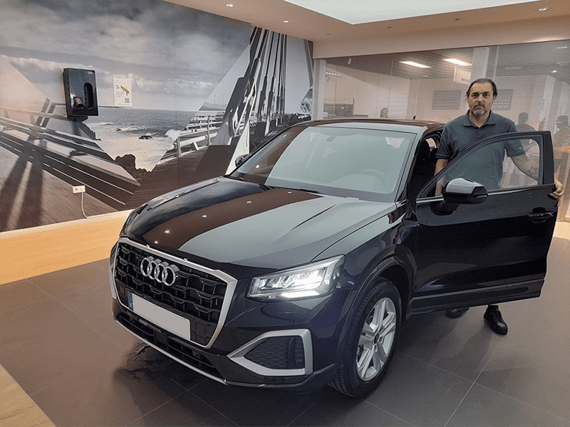 Entrega Audi Q2 a Juan Antonio Entrega Audi Q2 a Juan Antonio