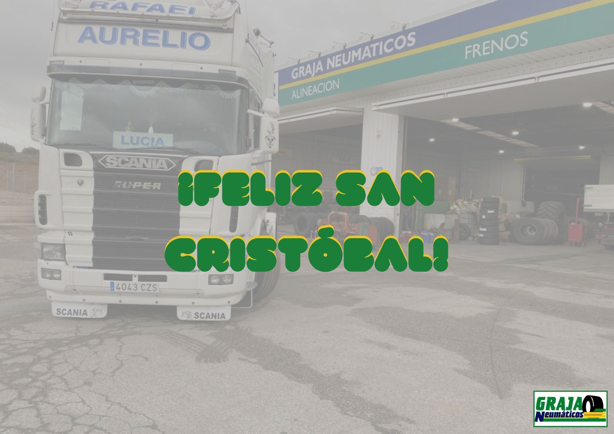 ¡Feliz San Cristótal! ¡Feliz San Cristótal!