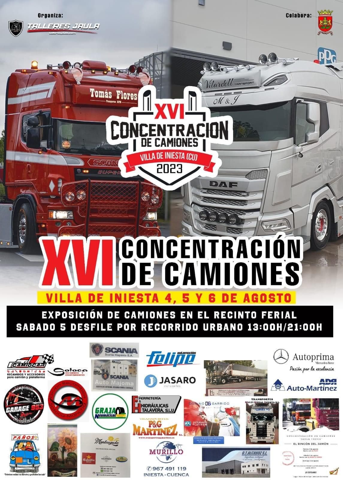 XVI Concentración de Camiones Villa de Iniesta XVI Concentración de Camiones Villa de Iniesta