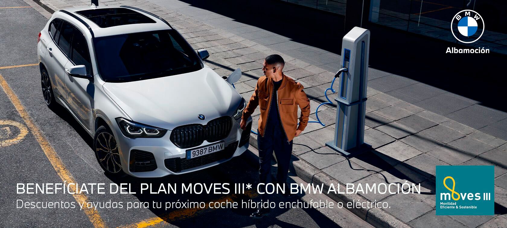 ¿Estás interesado/a en conducir un vehículo eléctrico? ¡¡BENEFÍCIATE DEL PLAN MOVES III CON BMW ALBAMOCIÓN!! ¿Estás interesado/a en conducir un vehículo eléctrico? ¡¡BENEFÍCIATE DEL PLAN MOVES III CON BMW ALBAMOCIÓN!!