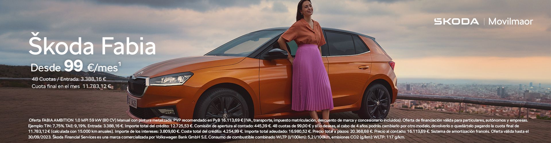 ¡Gama Škoda fabia desde 99€/mes en Movilmaor! ¡Gama Škoda fabia desde 99€/mes en Movilmaor!