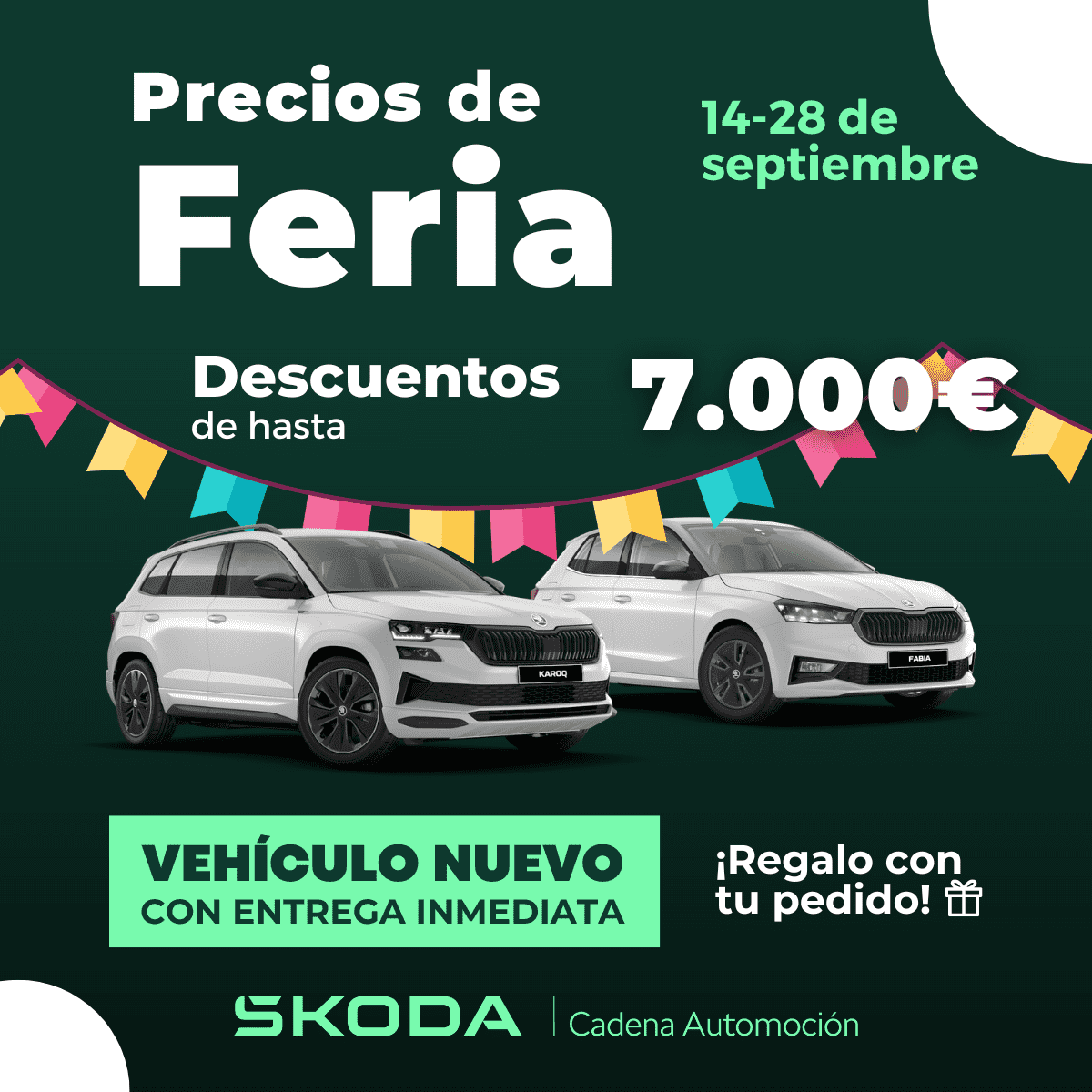 ¡Precios de Feria del 14 al 28 de septiembre! ¡Precios de Feria del 14 al 28 de septiembre!