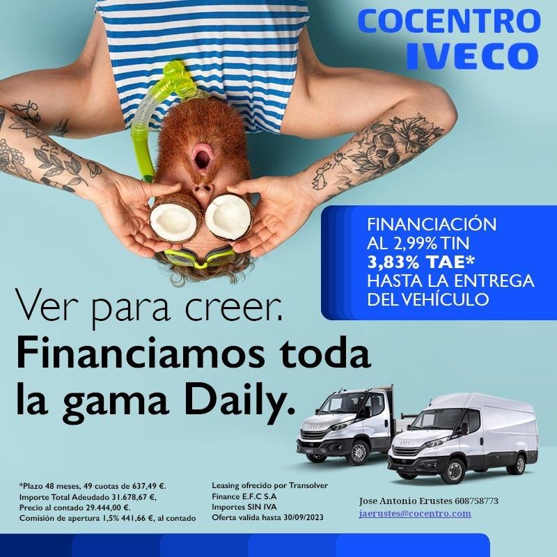 LOCOS x DAILY - ELIGE TU IVECO DAILY Y NO TE PREOCUPES POR EL TIPO DE INTERÉS HASTA QUE TE ENTREGUEMOS TU VEHÍCULO. LOCOS x DAILY - ELIGE TU IVECO DAILY Y NO TE PREOCUPES POR EL TIPO DE INTERÉS HASTA QUE TE ENTREGUEMOS TU VEHÍCULO.