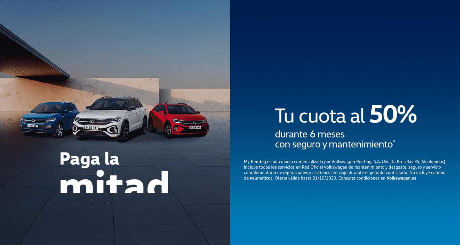 Tu cuota al 50% durante 6 meses* Tu cuota al 50% durante 6 meses*