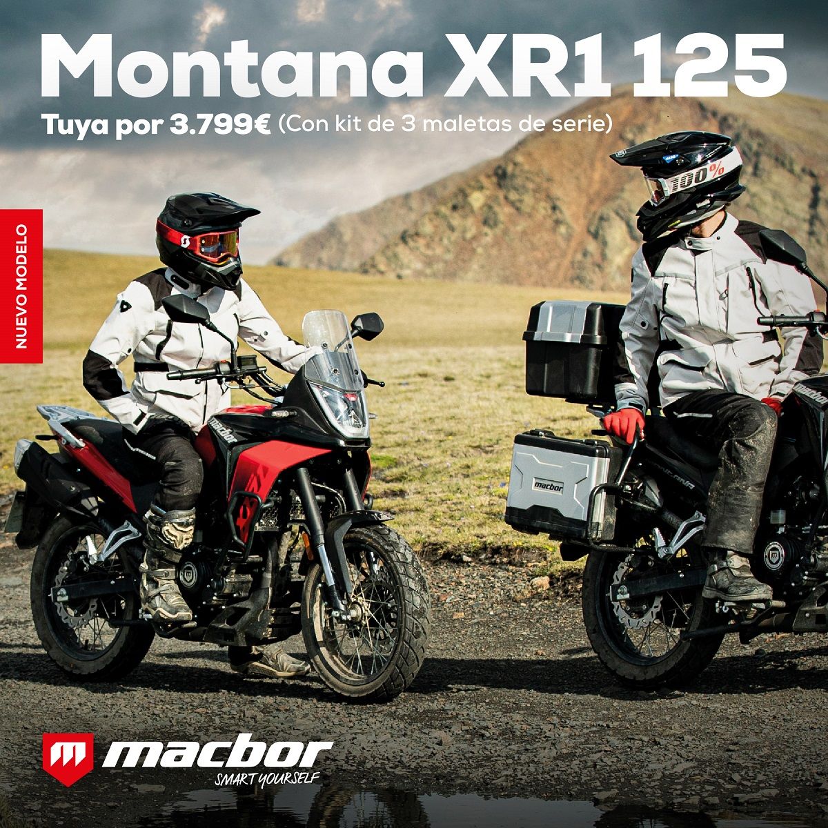 Montana XR1 125cc: la nueva Trail 125 de Macbor Montana XR1 125cc: la nueva Trail 125 de Macbor