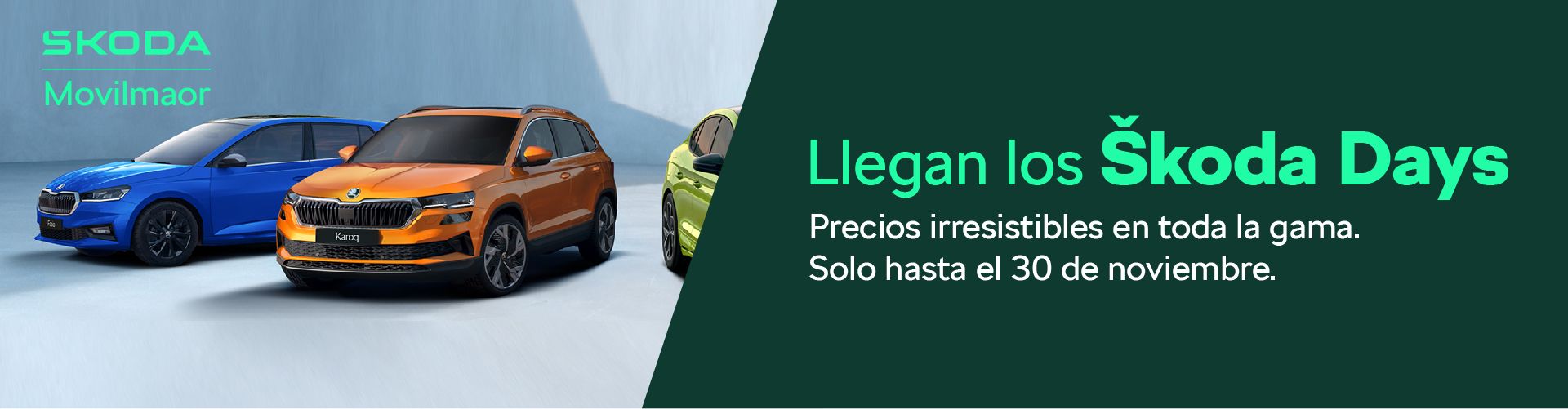 ¡Comienzan los Škoda Days en Movilmaor! ¡Comienzan los Škoda Days en Movilmaor!