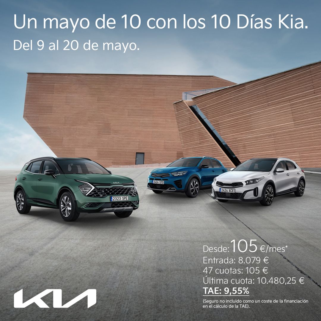 Un Mayo De 10 Con Los 10 Días Kia Automotor Huesca Euromotor Alcoraz Concesionario Oficial 0286